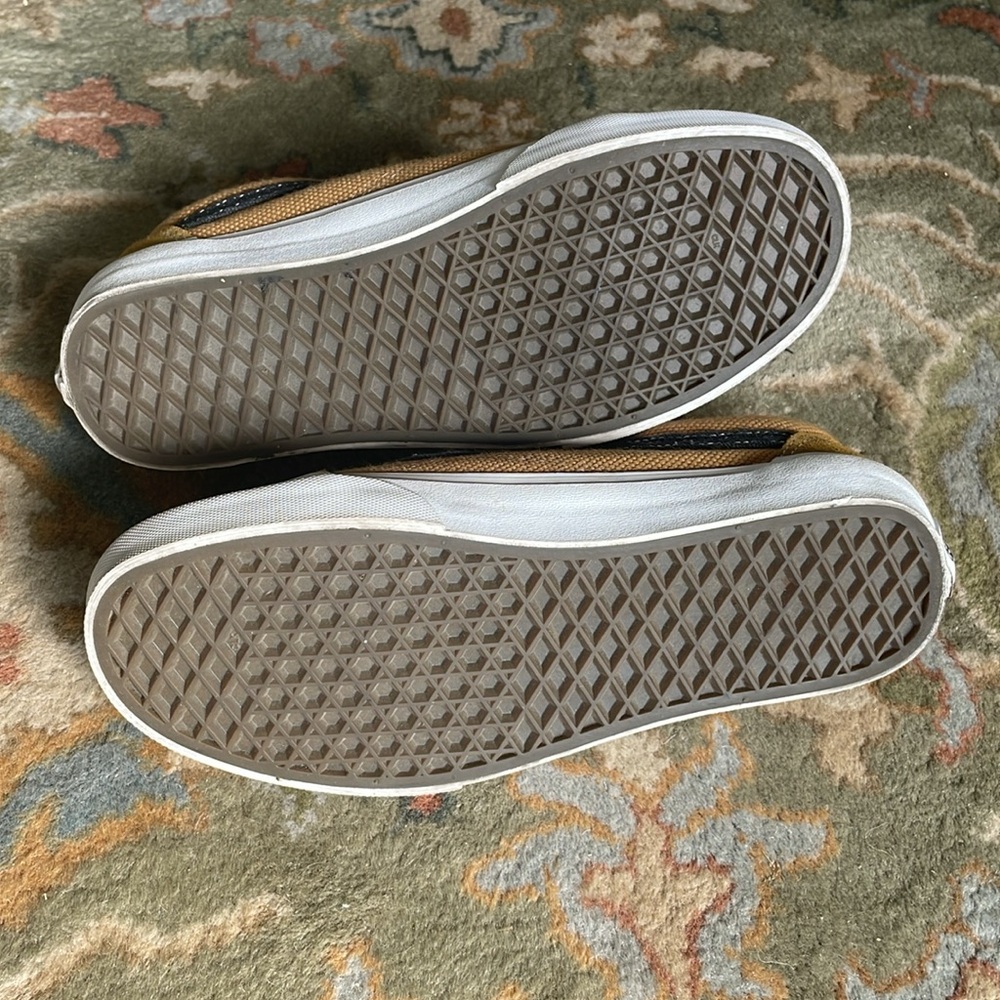 NEW Vans Gold Brown White Heavy Textures Old Skool Men 7 Women 8.5 Sneaker shoes - Picture 10 of 10